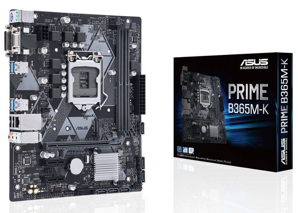 ASUS PRIME B365M-K INTEL B365 LGA1151 DDR4 2666MHZ DVI/VGA M.2 MATX