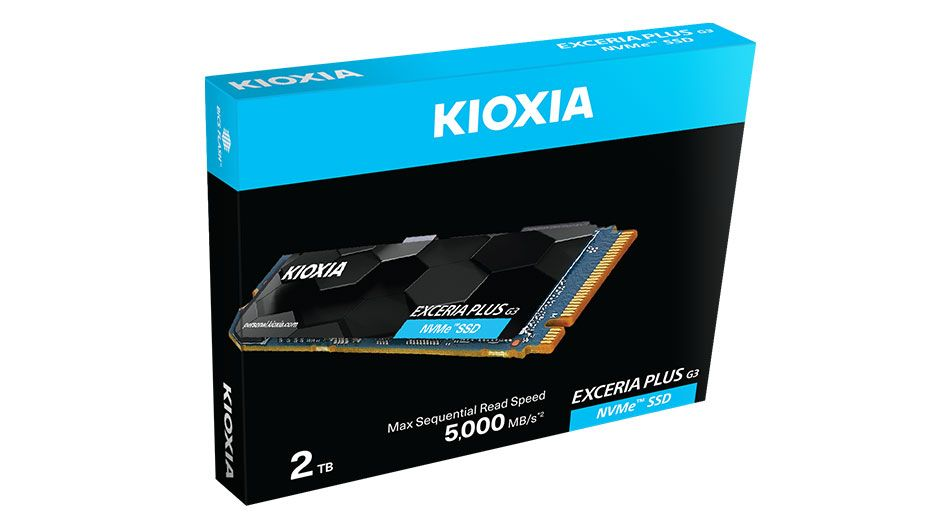 KIOXIA EXCERIA PLUS G3 2TB NVME GEN4 SSD 3D PCIE (OKUMA:5000 / YAZMA:3900)(LSD10Z002TG8)