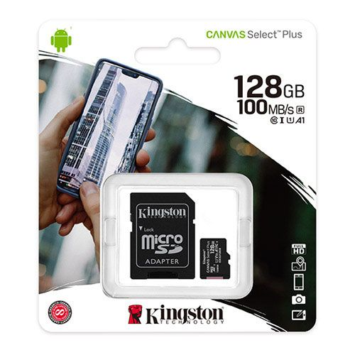 KINGSTON SDCS2/128GB 128GB MICROSD CL10 FLASH KART