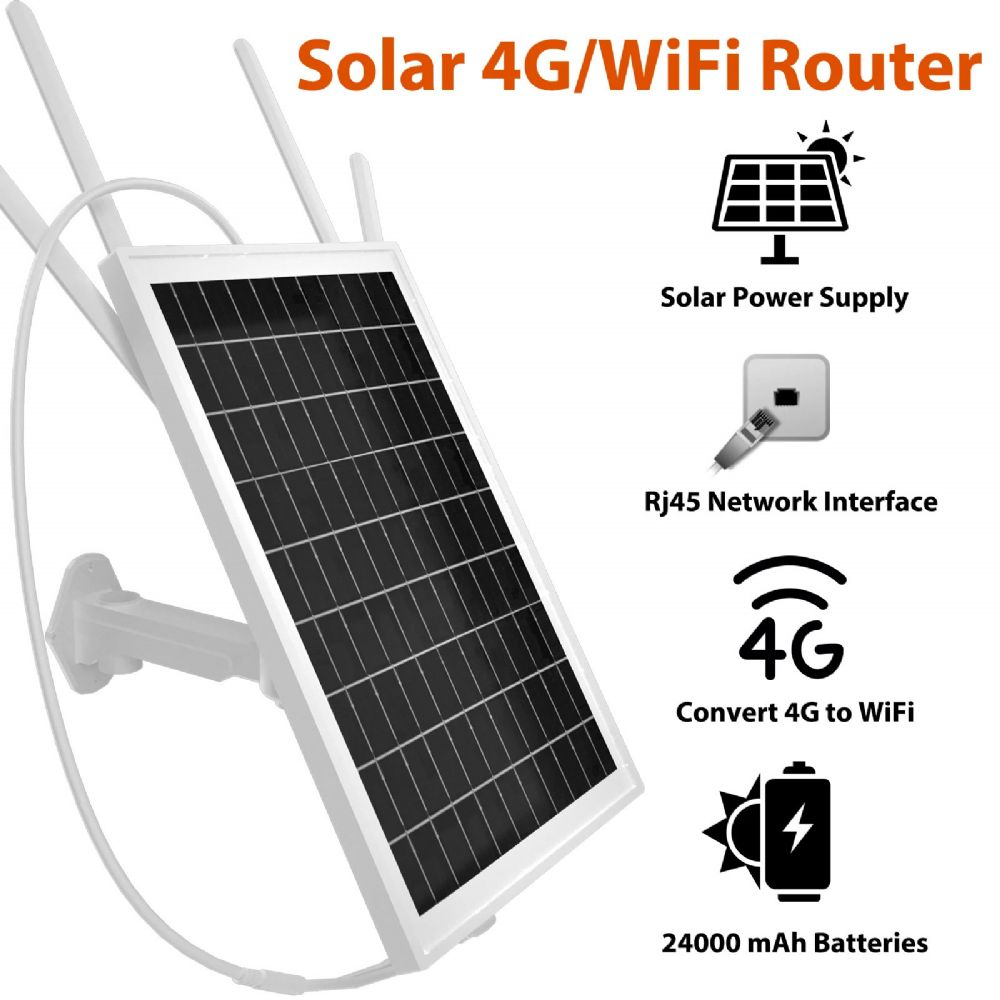 APRONX APX-SR415 WIRELESS 4G SIM SOLAR MODEM 15W (10/12 KULLANICI) 20400MAH