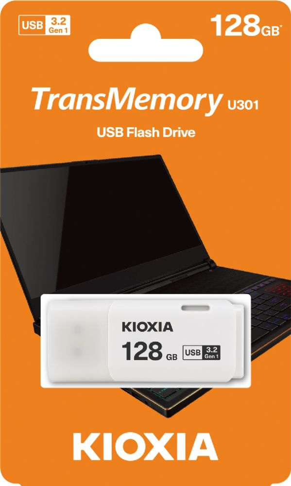 KIOXIA 128GB U301 BEYAZ USB 3.2 GEN 1 USB BELLEK (LU301W128GG4)