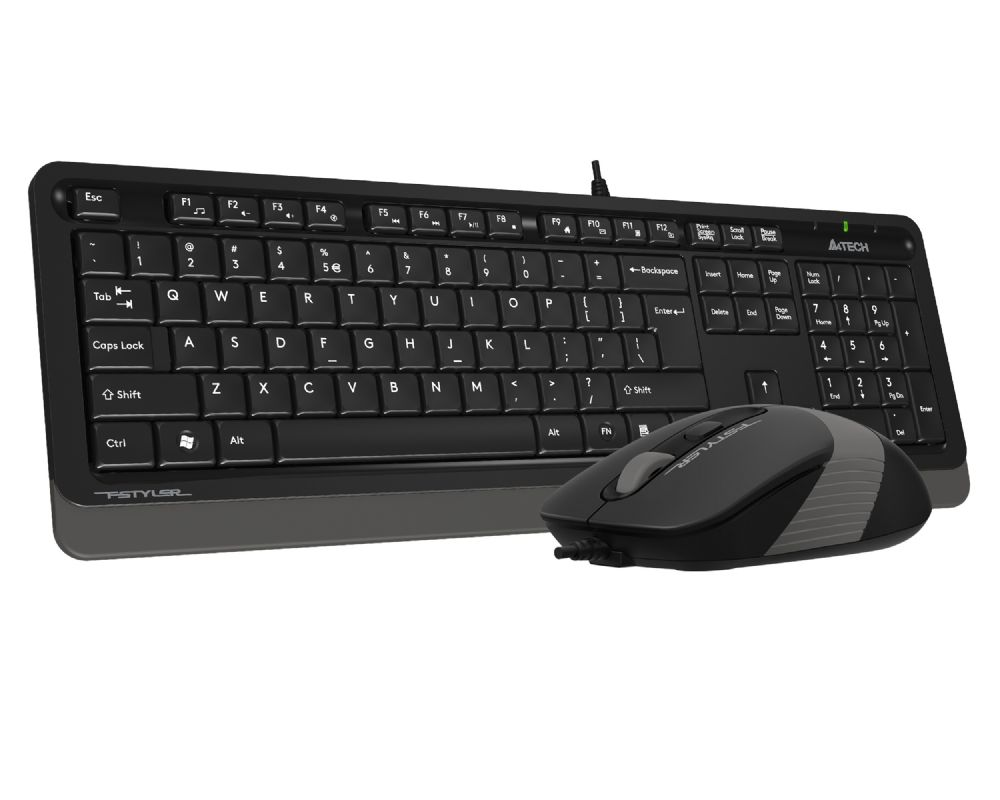 A4 TECH F1010 Q USB GRİ/SİYAH FN-MM KLV+OPT. MOUSE 1600D