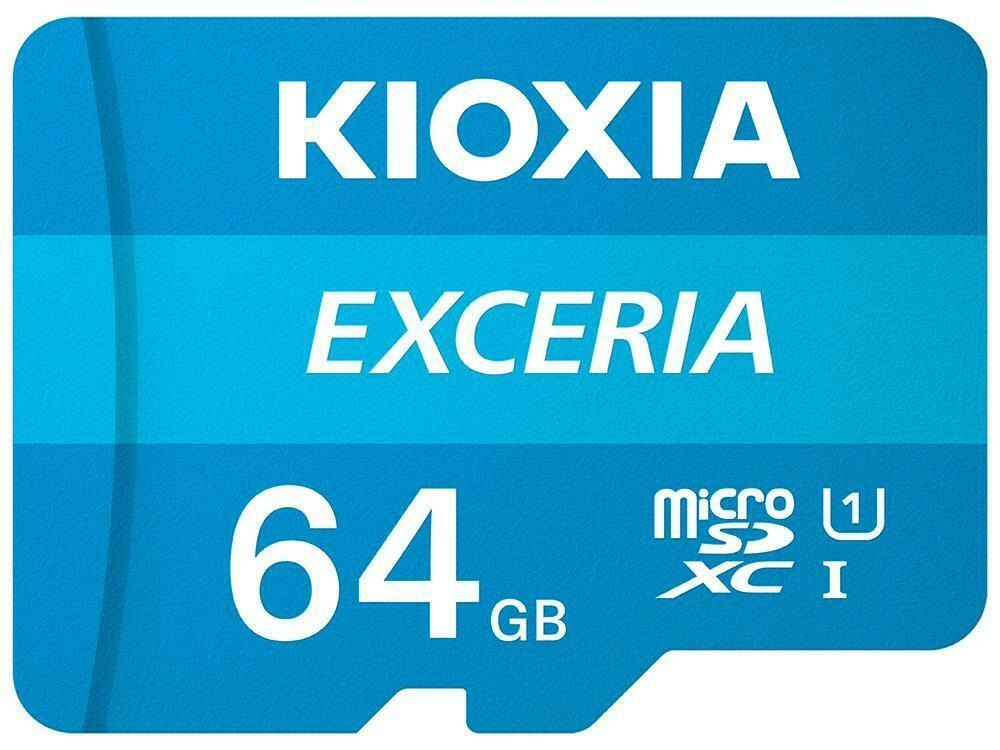 KIOXIA 64GB EXCERIA MICRO SDXC UHS-1 C10 100MB/SN FLASH KART(LMEX1L064GG2)