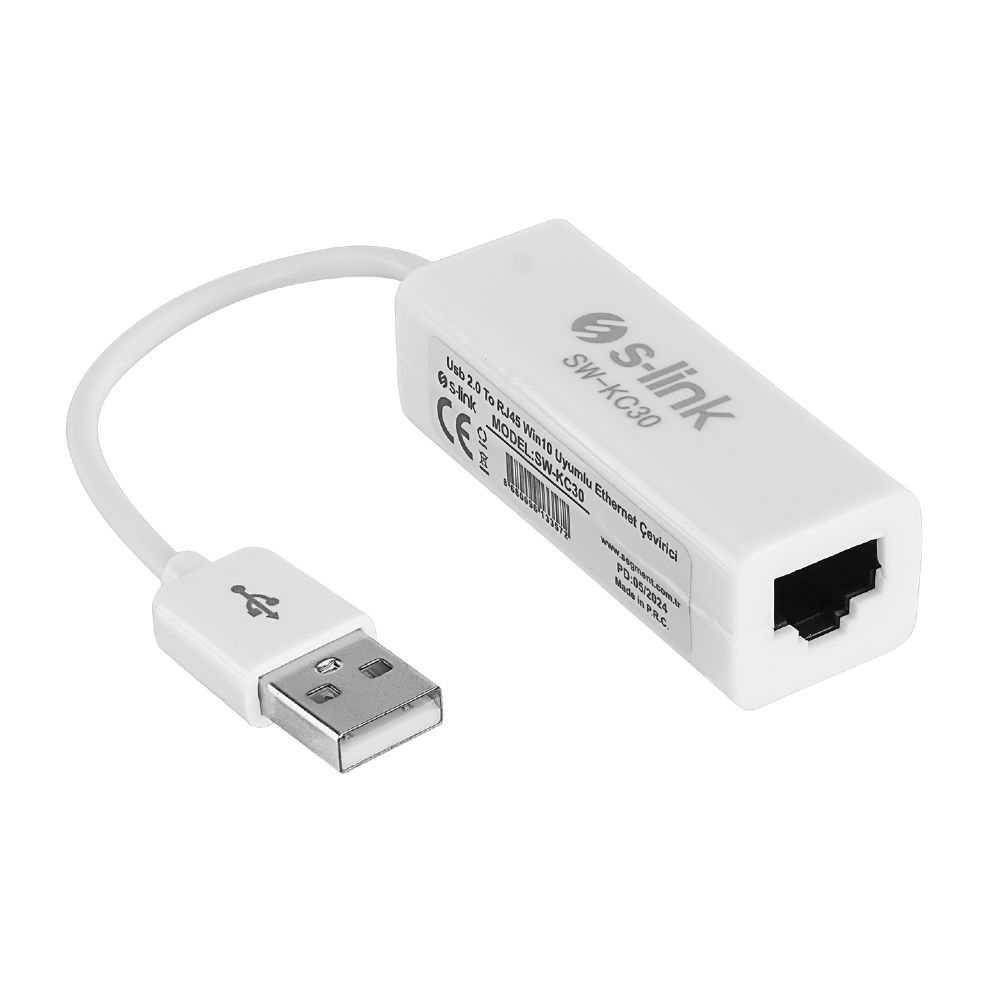 S-LINK SW-KC30 USB 2.0 TO RJ45 ETHERNET ÇEVIRICI