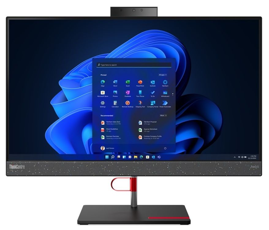 LENOVO THINKCENTER NEO 50A 12B90048TX I7-12700 16GB 512GB SSD INTEL ARC-A370M 4GB VGA 23.8 INC