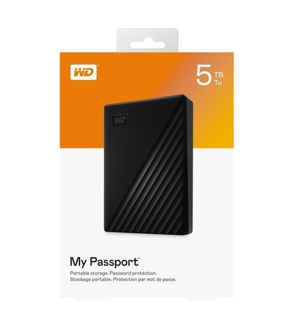WESTERND WDBPKJ0050BBK-WESN 5TB MY PASSPORT 2.5 INC USB HARICI HARDDISK BLACK