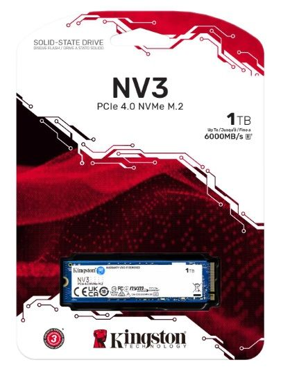KINGSTON SNV3S/1000G NV3 1TB NVME GEN4X4 SSD (OKUMA 6000MB / YAZMA 4000MB)