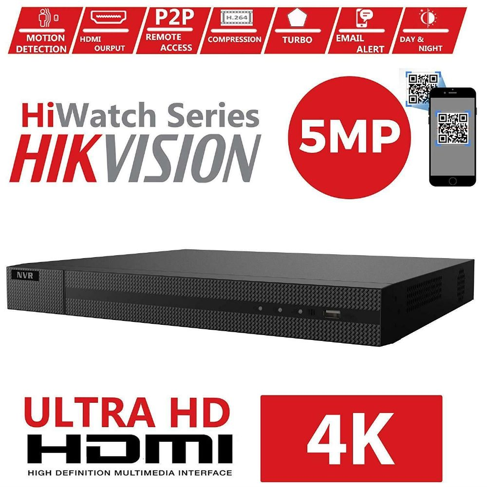 HILOOK-HIKVISION DVR-208U-M1 8MP 4K 8 KANAL 1HDD(10TB) ACUSENSE TURBO DVR KAYIT CIHAZI
