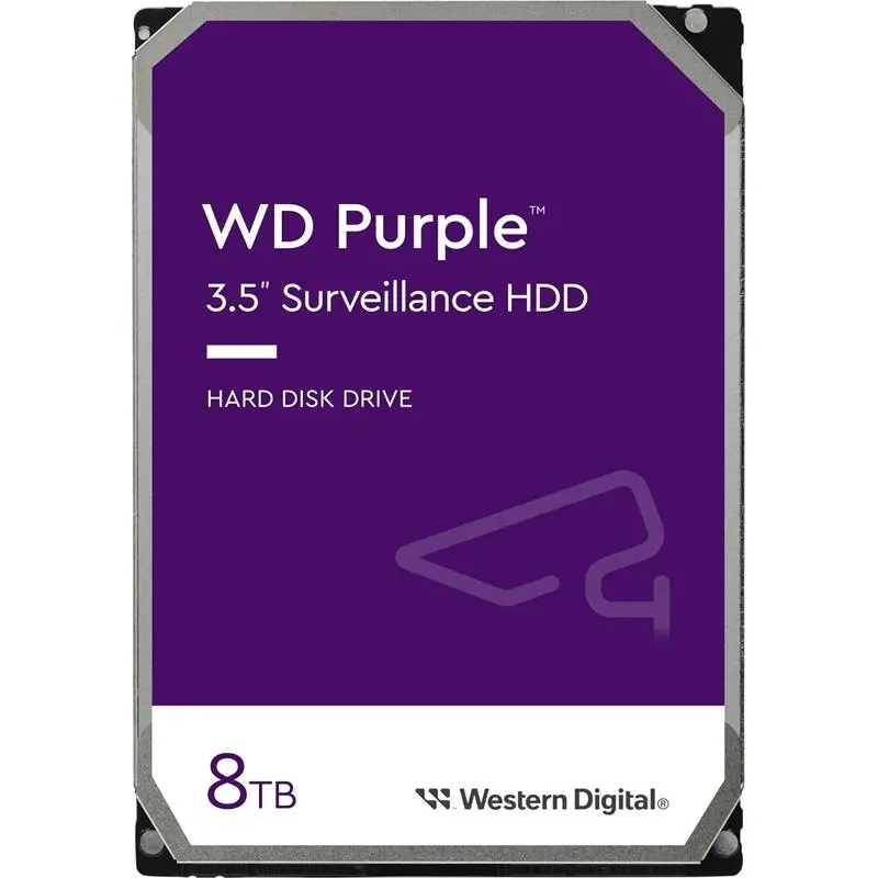 WESTERNDIJITAL WD85PURZ PURPLE 7X24 3.5 INC 8TB 5640 RPM 256MB SATA 6GB/S GUVENLIK HDD