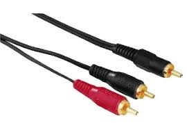 HAMA 44213 5M SUBWOOFER RCA SİYAH KABLO