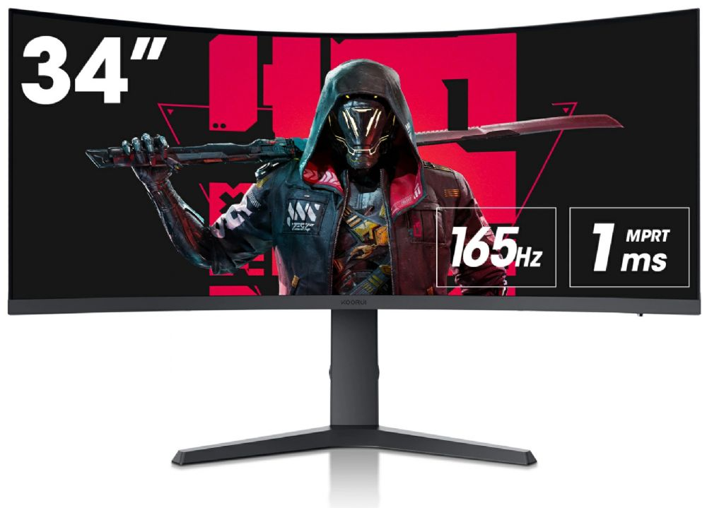 KOORUI 34E6UC 34 INC GAMING CURVED 165HZ 1MS 4K WQHD HDMI/DP VESA MONITÖR SIYAH
