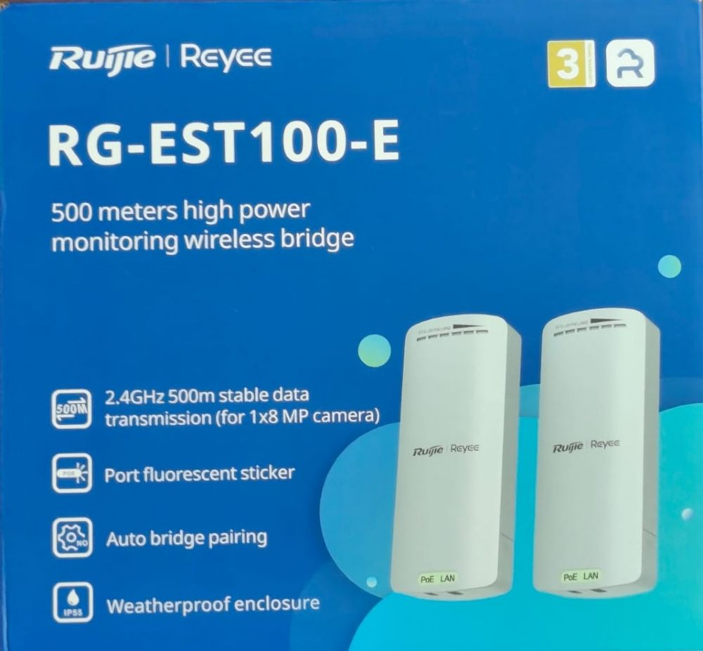 RUIJIE RG-EST100-E 300MHZ 2X2MIMO 8DBI 2.4GHZ OUTDOOR 2 LI PAKET ACCESS POINT