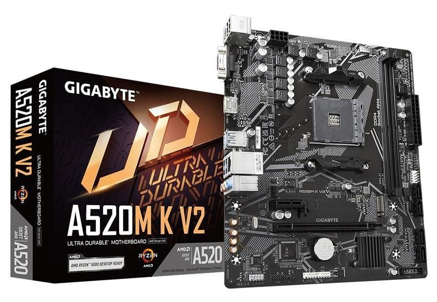 GIGABYTE A520M-K-V2 AM4 DDR4 SES GLAN HDMI/VGA SAT