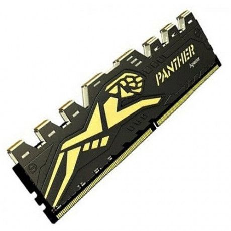 APACER PANTHER BLACK-GOLD 16GB 3200MHZCL16 DDR4 GAMINGRAM (AH4U16G32C28Y7GAA-1)