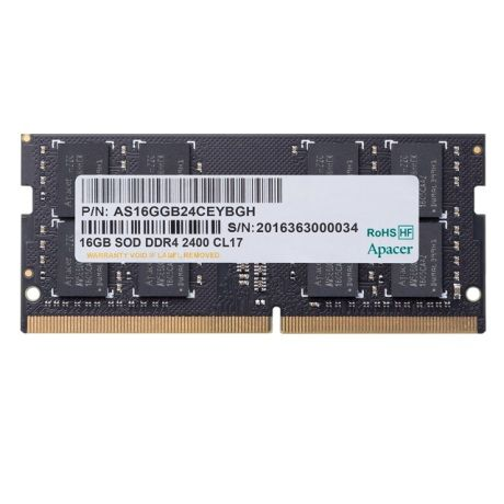 APACER 16GB (1X16GB) 3200MHZ CL22 DDR4 NOTEBOOK SODIMM RAM (ES.16G21.GSH)