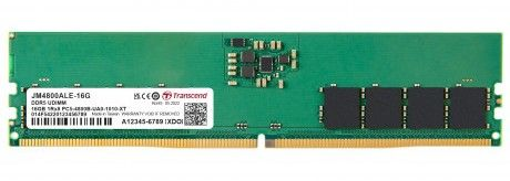 TRANSCEND 16GB(1X16GB) 4800MHZ UDIMM DDR5 CL40 RAM (JM4800ALE-16G)