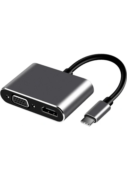 FRISBY FA-7678C TYPE-C - HDMI+VGA 4KX2K ADAPTER
