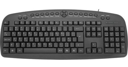 FRISBY FK-134AU USB MM KABLOLU ARAPCA KLAVYE SIYAH