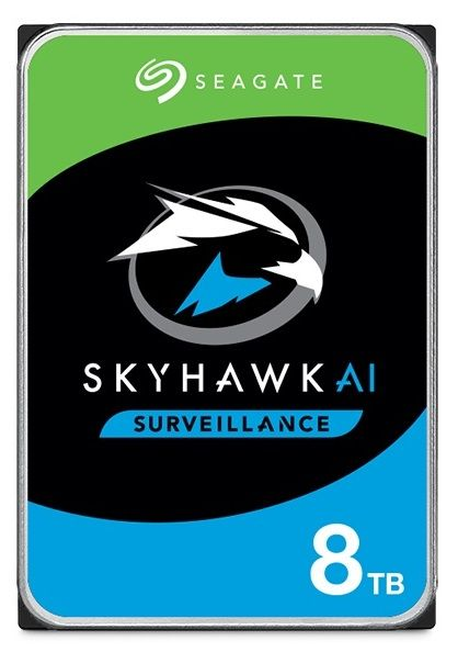 SEAGATE SKYHAWK ST8000VE001 8TB 72000 RPM SATA3 256MB 7X24 GUVENLIK DISKI