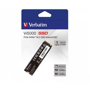 VERBATIM VI5000 512GB PCIE4 NVME M.2 SSD (5000/4500MBPS)