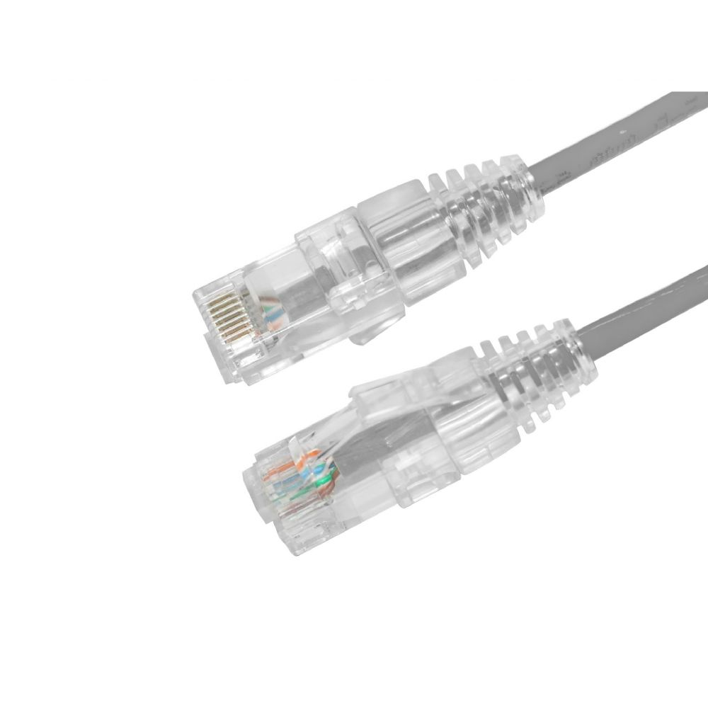 APX-UTP0025 CAT6 U/UTP PATCH CORD (CCA/0.25M/GY/LSZH)