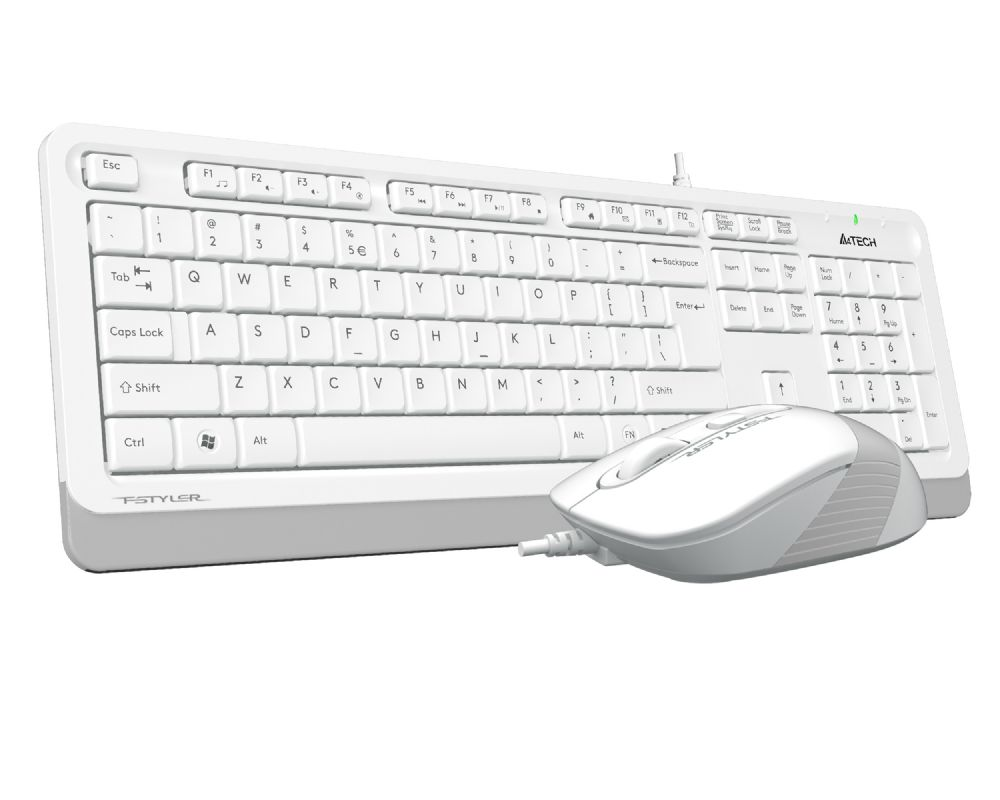 A4 TECH F1010 Q USB BEYAZ FN-MM KLV+OPT. MOUSE 1600D