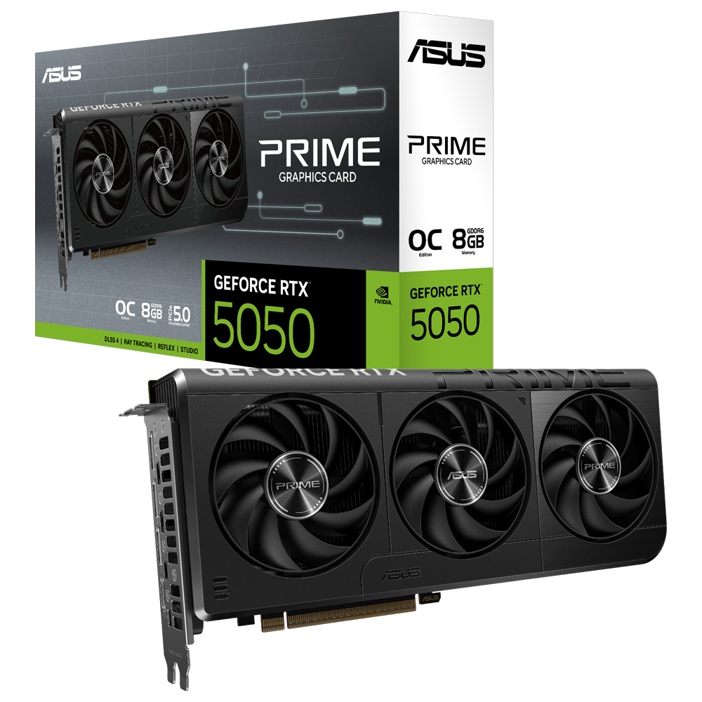 ASUS RTX5050 8GB GDDR6 128BIT 1XHDMI/3XDP (PRIME-RTX5050-O8G)