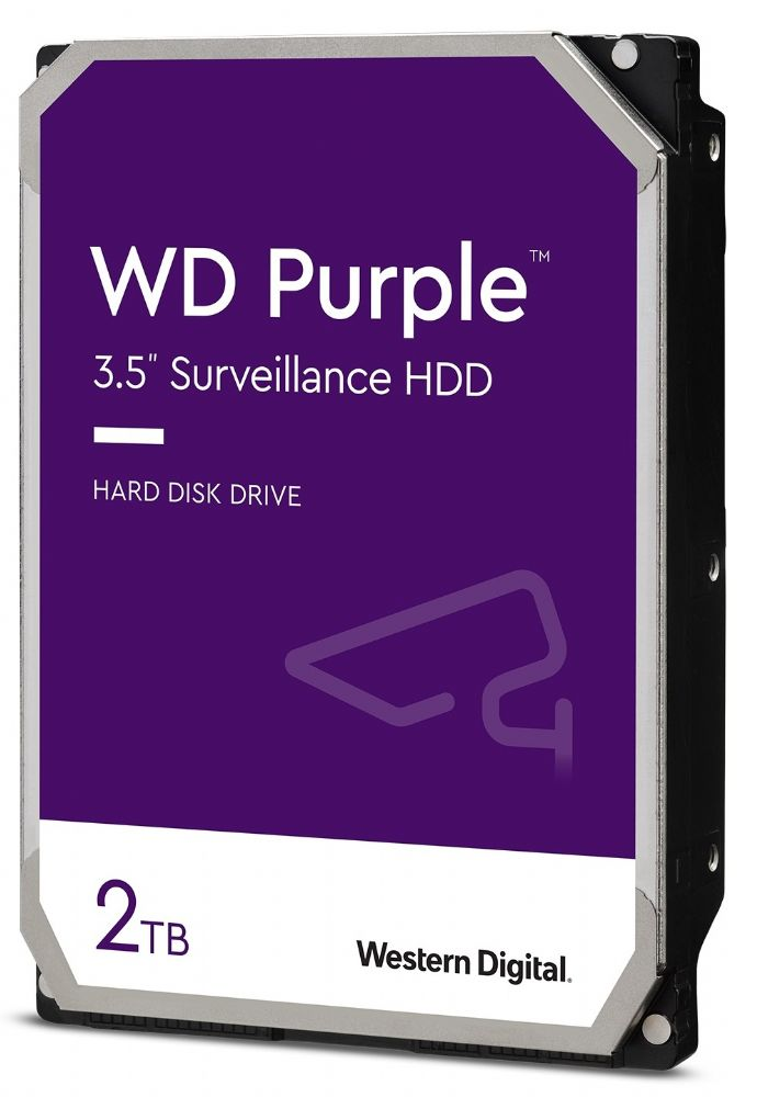 WESTERNDIJITAL WD23PURZ PURPLE 7X24 3.5 INC 2TB 5400 RPM 64MB SATA 6GB/S GUVENLIK HDD