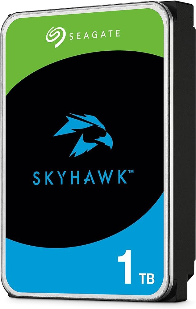 SEAGATE SKYHAWK ST1000VX013 1TB 5400 RPM SATA3 256MB 7X24 GUVENLIK DISKI